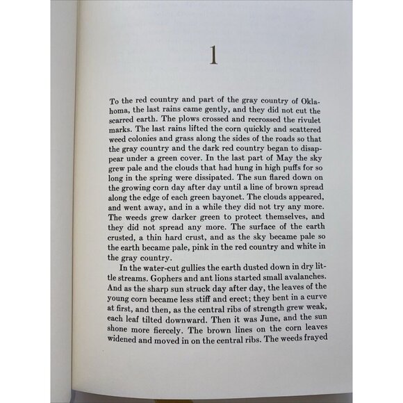 The Grapes Of Wrath By John Steinbeck The Franklin Library Limited Edition Book - Picture 15 of 16